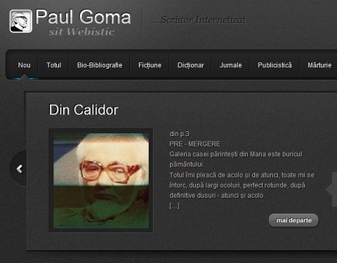 Paul Goma - Scriitor Internetizat - Ziaristi Online