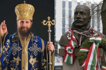 PS Siluan si-bustul-lui-Wass-Albert-din-Odorheiu-Secuiesc
