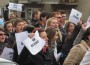 Protest Studenti Romani UMF Targu Mures - Foto Adevarul