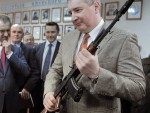 Dmitri Rogozin Kalashnikov Putin