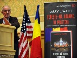 Profesorul Dinu C Giurescu - Lansare Larry Watts BCU - Foto Cristina Nichitus Roncea