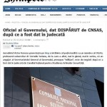 GHIMPELE: Oficial al Guvernului, dat DISPĂRUT de CNSAS, după ce a fost dat în judecată de Corneliu Turianu