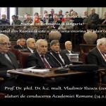 Profesorul Vladimir Iliescu la Academia Romana: “In Romania nu a existat holocaust. Este o minciuna enorma pe plan cosmic”. VIDEO/AUDIO