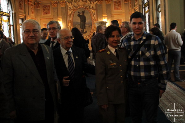 Col Valeriu Pricina, Nicolae Spiroiu, Maior Madalina Ilinca la aniversarea Pro Patria 45 de ani - Foto Ziaristi Online