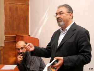 Virgiliu Gheorghe si Ilie Badescu la Sociologie - Foto Victor Roncea