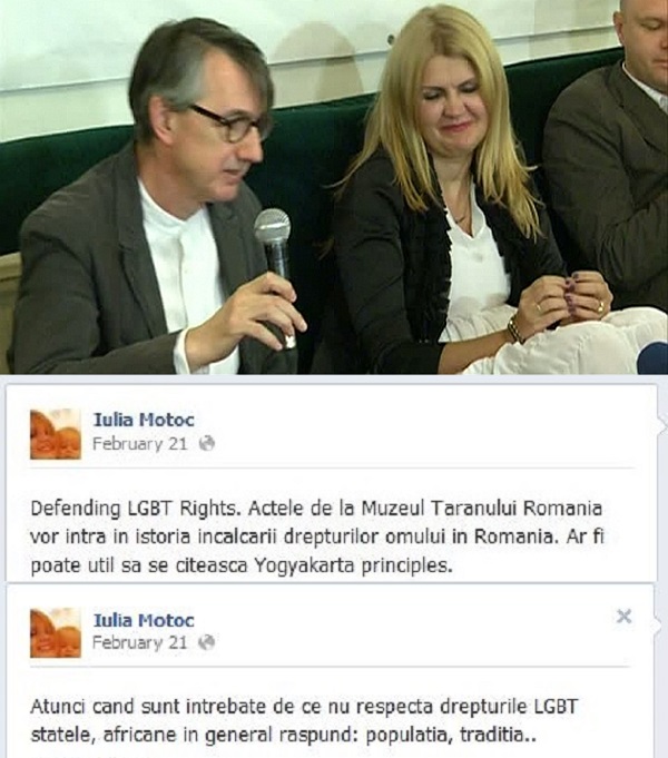 Patapievici ex-ICR, Iulia Motoc de la Curtea Constitutionala si mafia homosexuala reprezentata de Monica Macovei