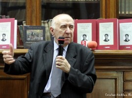 Prof Gh. Buzatu la lansarea Documentelor din Arhiva Corneliu Zelea Codreanu - Craiova, nov 2012 - Foto Cristina Nichitus Roncea