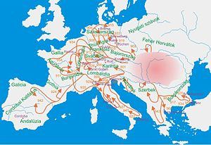 Raidurile ungurilor in Europa