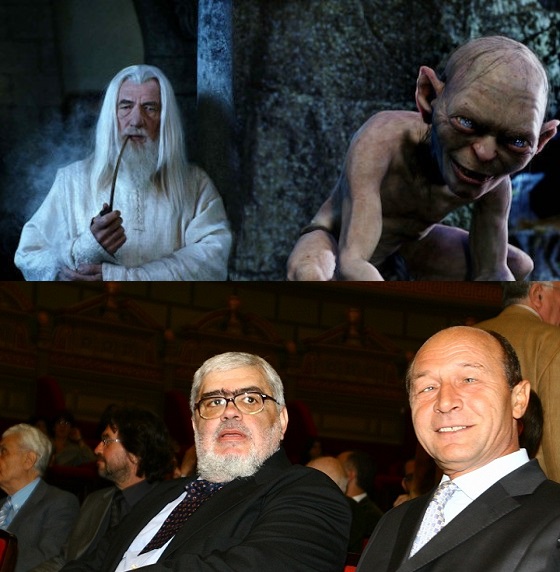 Gandalf-Gollum-Plesu-Basescu-Ziaristi Online