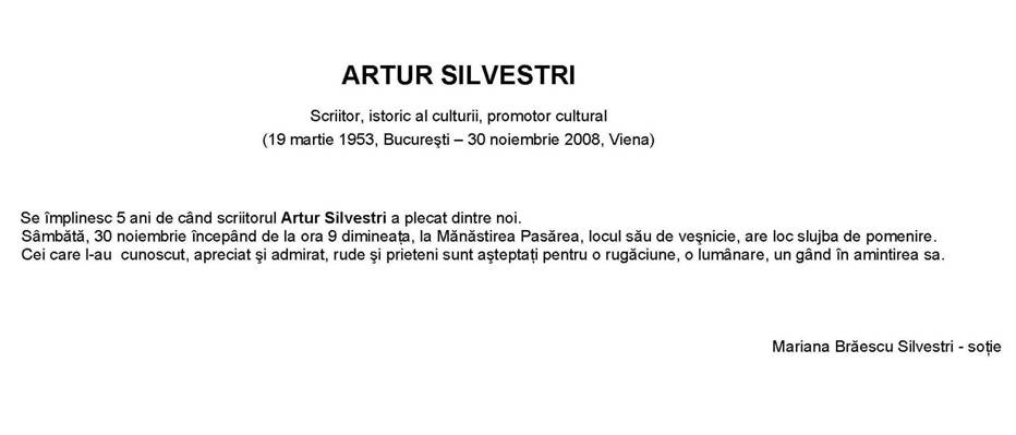 Artur Silvestri - In Memoriam 30 Nov 2013