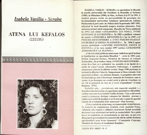 Isabela Vasiliu Scraba - Atena-lui-Kefalos