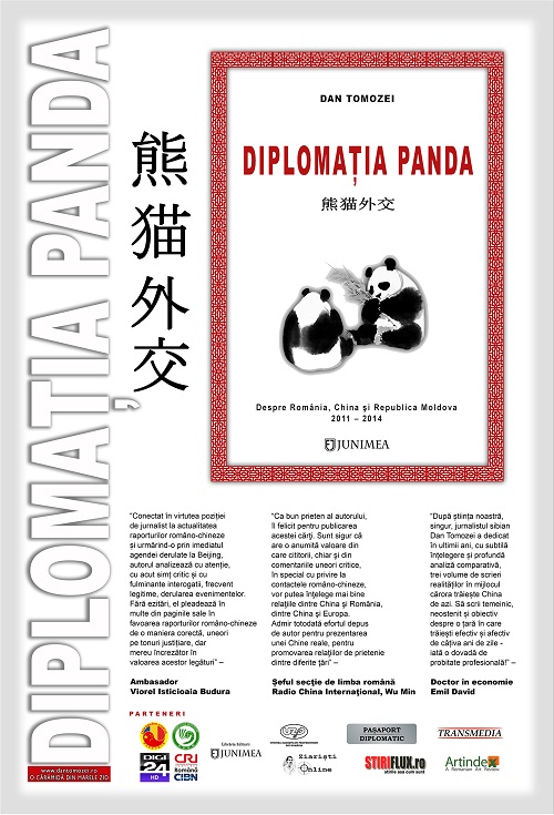 Afis - Diplomatia Panda, un nou volum semnat Dan Tomozei - Ziaristi Online