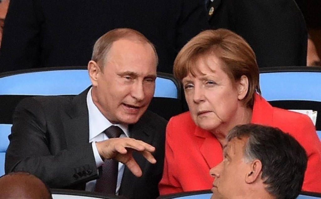 Putin - Merkel - Viktor Orban - Brazilia 2014