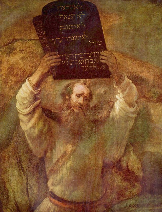 Moise cu cele 10 porunci-Rembrandt_Harmensz._van_Rijn