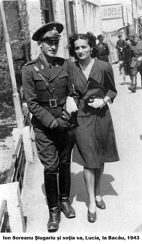 Lucia si Ion Soreanu Siugariu la Bacau in 1943