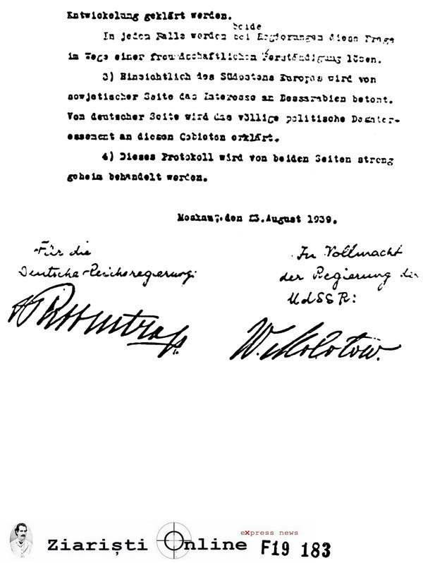 Pactul Molotov - Ribbentrop si Protocolul Secret Hitler Stalin - Ziaristi Online 5