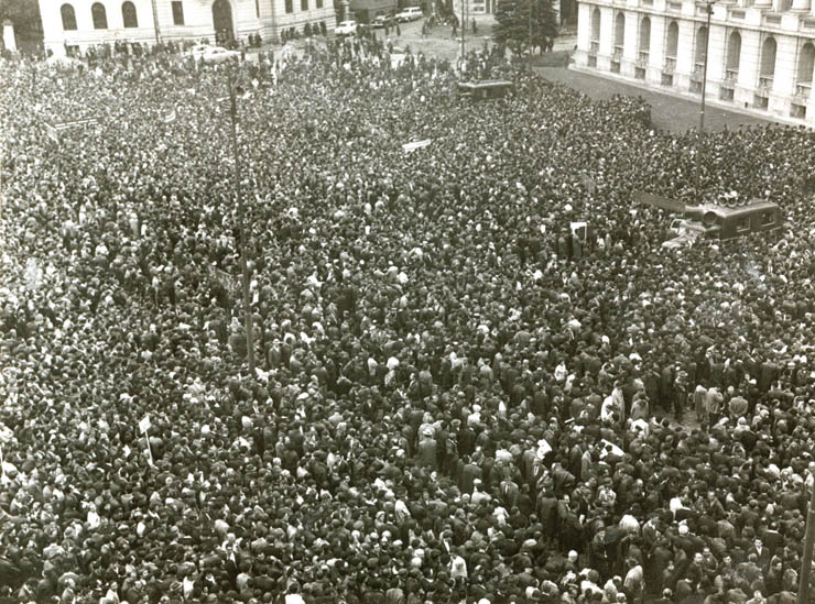 21 august 1968 la CC cu Ceausescu Cota 171