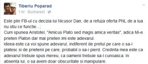 Tiberiu Poparad vs Nicusor Dan