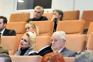Virgil Magureanu lansare cu Dan Mihalache la Academia Romana