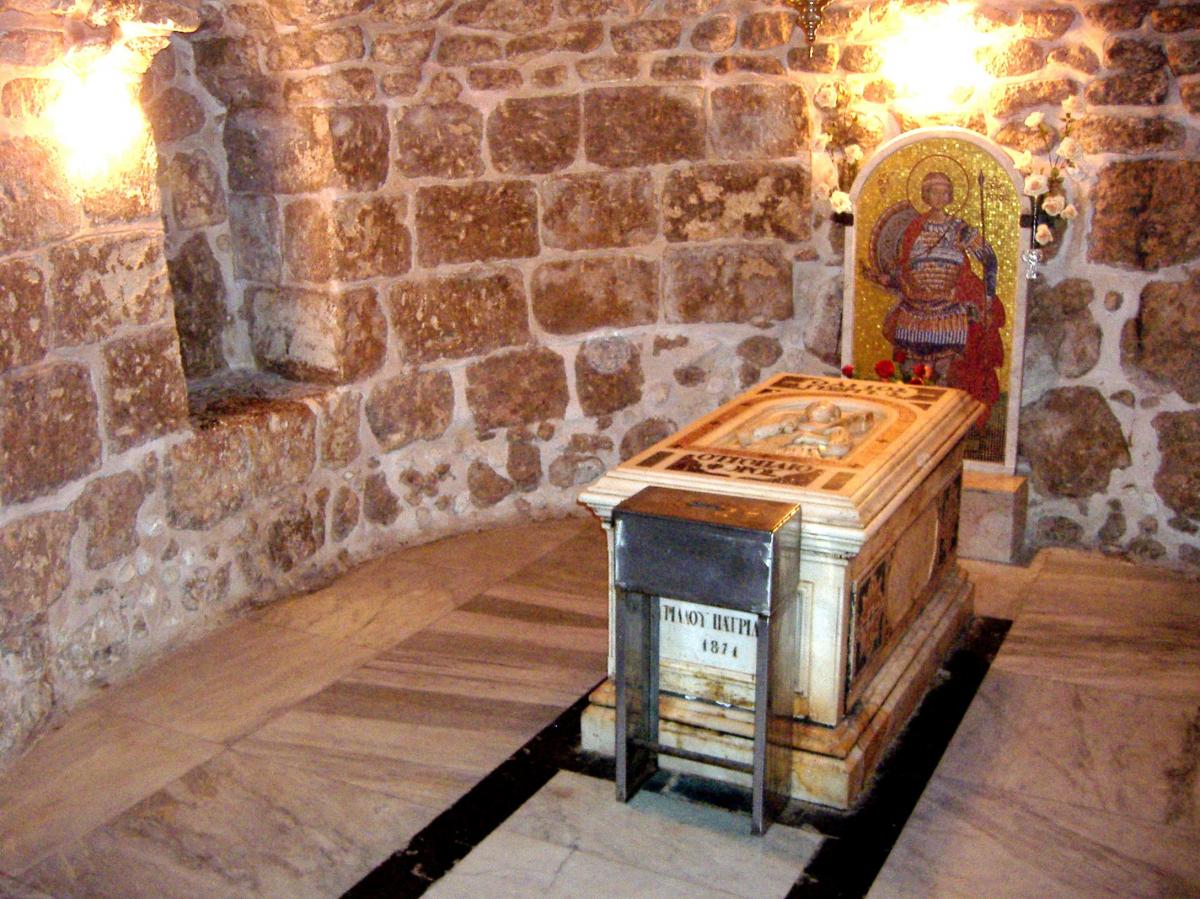 Mormântul Sfântului Mare Mucenic Gheorghe, Lida. Foto: Doxologia