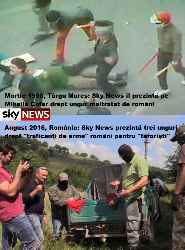 Sky News dezinformare Martie 1990 Targu Mures 2016 Romania Stuart Ramsay