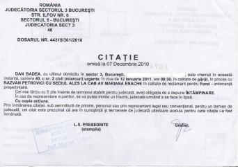 citatie dan badea razvan petrovici citatie dan badea razvan petrovici