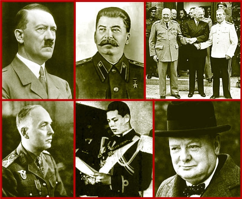 Hitler Stalin Roosevelt Churchill Antonescu Mihai - Prof Buzatu - Ziaristi Online