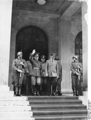 Ion Antonescu si Adolf Hitler - Munchen, 12 iunie 1941 - via Ziaristi Online