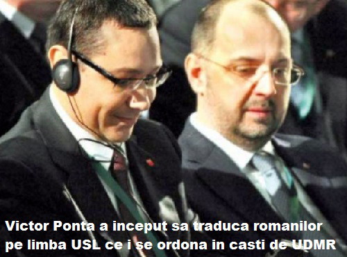 Victor Ponta - Kelemen Hunor - UDMR - USL