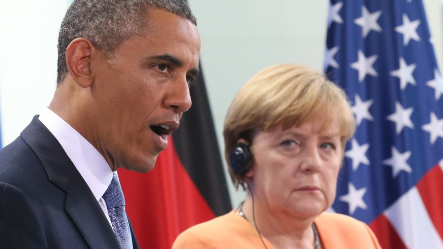 Germany US  Spying NSA Obama Merkel Scandal