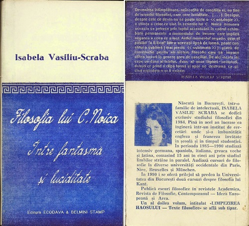 Isabela Vasiliu Scraba - Filosofia lui Noica