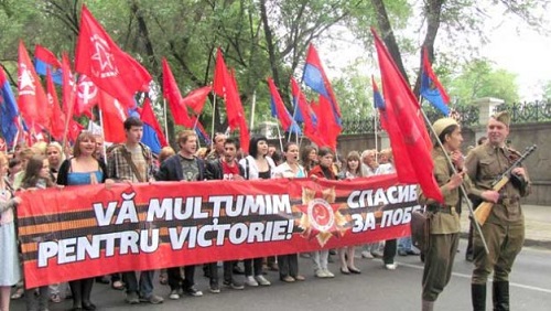 Ziua asa zisei victorii sovietice sarbatorita la Chisinau