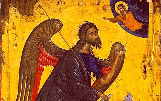 Sf Ioan Botezatorul cu aripi