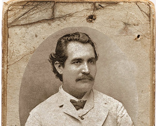 Fotografie de arhiva. Mihai Eminescu de Nestor Heck - 1884. Basarabia-Bucovina.Info
