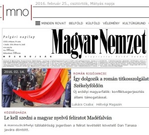 Dan Tanasa atacat de Maghiar Nemzet