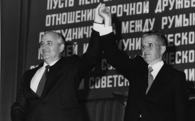 Gorbaciov si Ceausescu