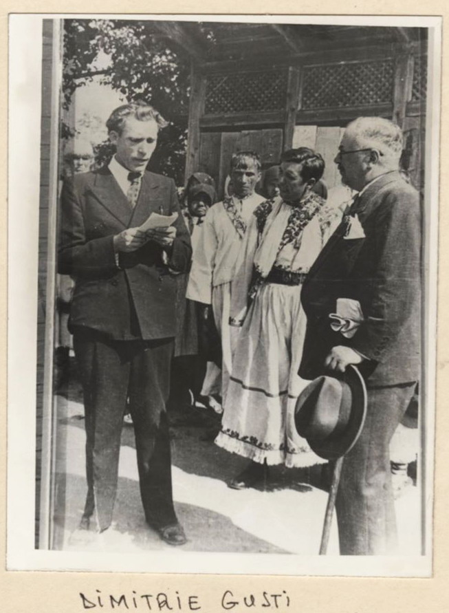 Inaugurarea Muzeului National al Satului Dimitrie Gusti - Henri Stahl 1936